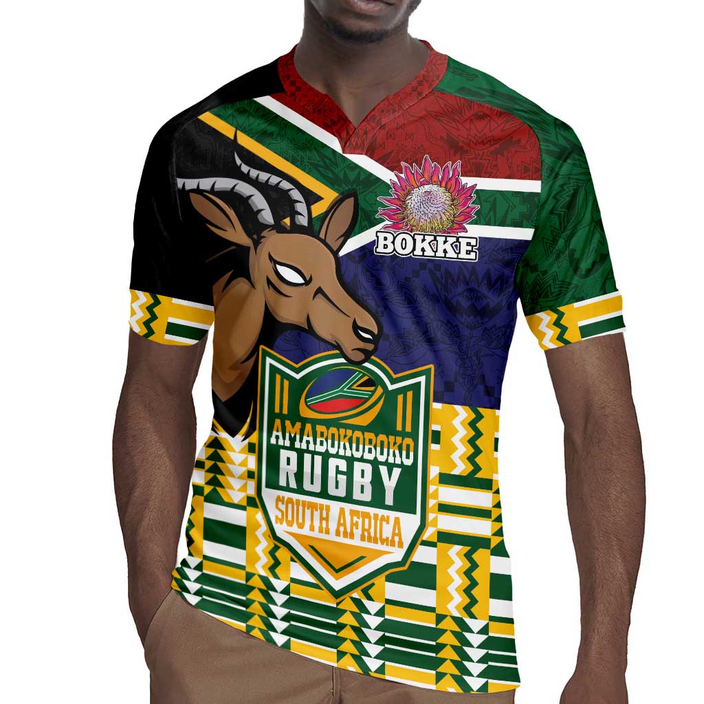 South Africa Rugby Rugby Jersey Go Bokke-Amabokoboko Spirit - African Pride