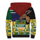 South Africa Rugby Sherpa Hoodie Go Bokke-Amabokoboko Spirit - African Pride