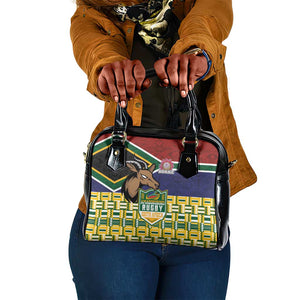 South Africa Rugby Shoulder Handbag Go Bokke-Amabokoboko Spirit - African Pride