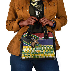 South Africa Rugby Shoulder Handbag Go Bokke-Amabokoboko Spirit - African Pride