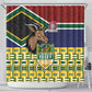 South Africa Rugby Shower Curtain Go Bokke-Amabokoboko Spirit - African Pride