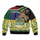 South Africa Rugby Sleeve Zip Bomber Jacket Go Bokke-Amabokoboko Spirit - African Pride