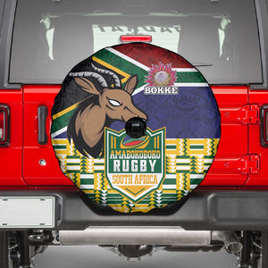 South Africa Rugby Spare Tire Cover Go Bokke-Amabokoboko Spirit - African Pride