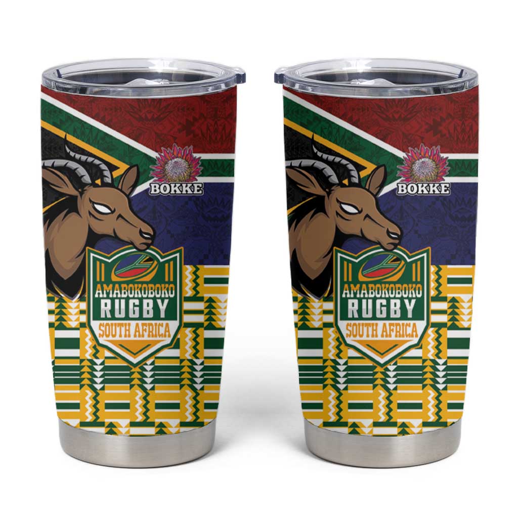 South Africa Rugby Tumbler Cup Go Bokke-Amabokoboko Spirit - African Pride