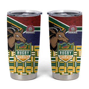 South Africa Rugby Tumbler Cup Go Bokke-Amabokoboko Spirit - African Pride