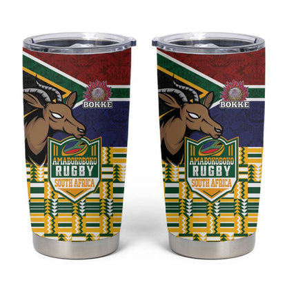 South Africa Rugby Tumbler Cup Go Bokke-Amabokoboko Spirit - African Pride