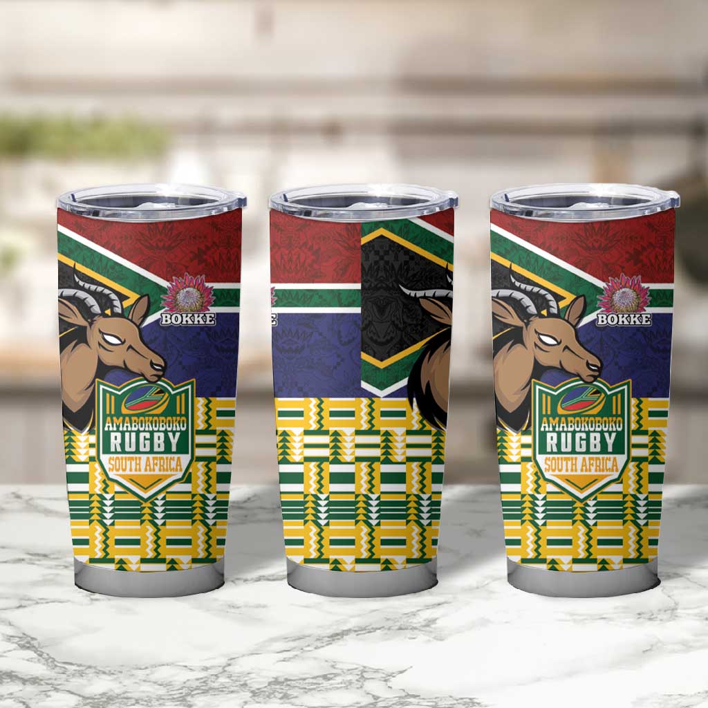 South Africa Rugby Tumbler Cup Go Bokke-Amabokoboko Spirit - African Pride