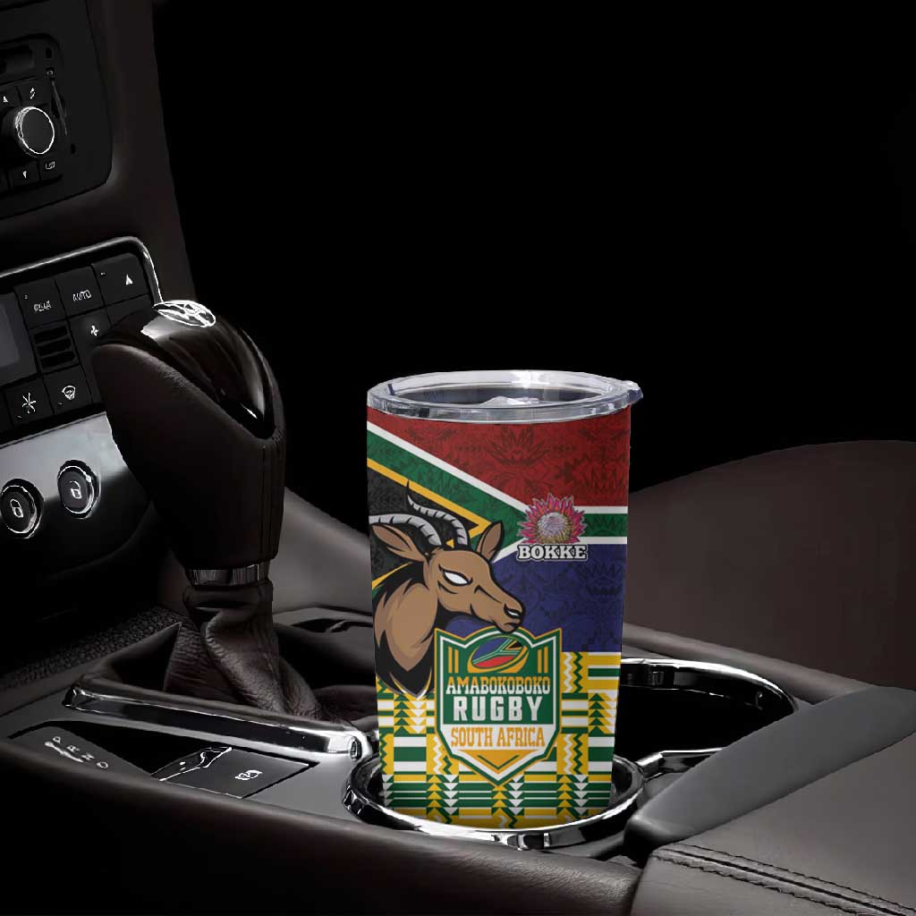 South Africa Rugby Tumbler Cup Go Bokke-Amabokoboko Spirit - African Pride