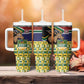 South Africa Rugby Tumbler With Handle Go Bokke-Amabokoboko Spirit - African Pride