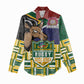 South Africa Rugby Women Casual Shirt Go Bokke-Amabokoboko Spirit - African Pride