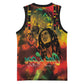 Afro-Jamaican Reggae Legend's Birthday Basketball Jersey One Love Jamaica - African Pride