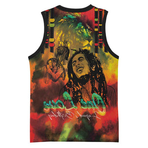Afro-Jamaican Reggae Legend's Birthday Basketball Jersey One Love Jamaica - African Pride