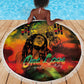 Afro-Jamaican Reggae Legend's Birthday Beach Blanket One Love Jamaica