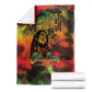 Afro-Jamaican Reggae Legend's Birthday Blanket One Love Jamaica