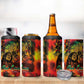 Afro-Jamaican Reggae Legend's Birthday 4 in 1 Can Cooler Tumbler One Love Jamaica