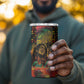 Afro-Jamaican Reggae Legend's Birthday 4 in 1 Can Cooler Tumbler One Love Jamaica