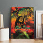 Afro-Jamaican Reggae Legend's Birthday Canvas Wall Art One Love Jamaica