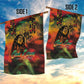 Afro-Jamaican Reggae Legend's Birthday Garden Flag One Love Jamaica