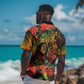 Afro-Jamaican Reggae Legend's Birthday Hawaiian Shirt One Love Jamaica