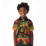 Afro-Jamaican Reggae Legend's Birthday Kid Polo Shirt One Love Jamaica