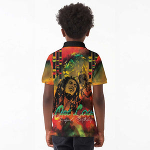 Afro-Jamaican Reggae Legend's Birthday Kid Polo Shirt One Love Jamaica