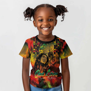 Afro-Jamaican Reggae Legend's Birthday Kid T shirt One Love Jamaica