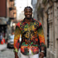 Afro-Jamaican Reggae Legend's Birthday Long Sleeve Button Shirt One Love Jamaica