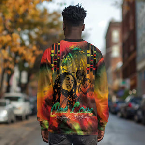 Afro-Jamaican Reggae Legend's Birthday Long Sleeve Shirt One Love Jamaica