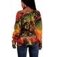 Afro-Jamaican Reggae Legend's Birthday Off Shoulder Sweater One Love Jamaica