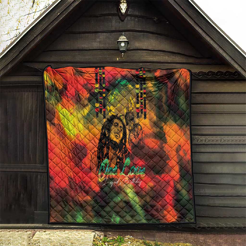 Afro-Jamaican Reggae Legend's Birthday Quilt One Love Jamaica