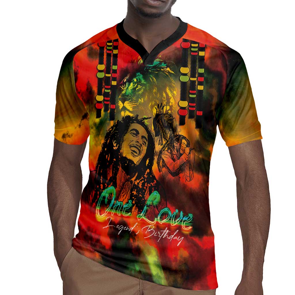 Afro-Jamaican Reggae Legend's Birthday Rugby Jersey One Love Jamaica