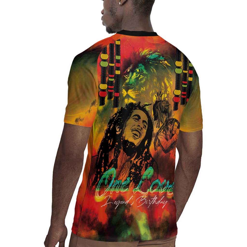 Afro-Jamaican Reggae Legend's Birthday Rugby Jersey One Love Jamaica