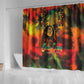 Afro-Jamaican Reggae Legend's Birthday Shower Curtain One Love Jamaica