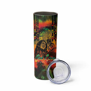 Afro-Jamaican Reggae Legend's Birthday Skinny Tumbler One Love Jamaica