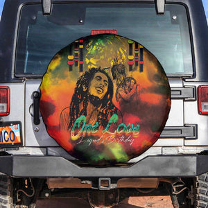 Afro-Jamaican Reggae Legend's Birthday Spare Tire Cover One Love Jamaica
