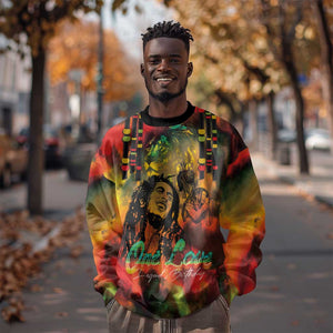 Afro-Jamaican Reggae Legend's Birthday Sweatshirt One Love Jamaica