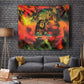 Afro-Jamaican Reggae Legend's Birthday Tapestry One Love Jamaica
