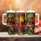 Afro-Jamaican Reggae Legend's Birthday Tumbler With Handle One Love Jamaica
