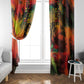 Afro-Jamaican Reggae Legend's Birthday Window Curtain One Love Jamaica