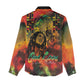 Afro-Jamaican Reggae Legend's Birthday Women Casual Shirt One Love Jamaica LT03