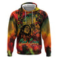 Afro-Jamaican Reggae Legend's Birthday Zip Hoodie One Love Jamaica