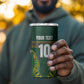 Custom South Africa Rugby 4 in 1 Can Cooler Tumbler Springboks Spirit and King Protea