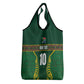 Custom South Africa Rugby Grocery Bag Springboks Spirit and King Protea