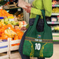 Custom South Africa Rugby Grocery Bag Springboks Spirit and King Protea