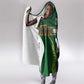 Custom South Africa Rugby Hooded Blanket Springboks Spirit and King Protea