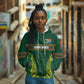 Custom South Africa Rugby Hoodie Springboks Spirit and King Protea