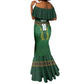 Custom South Africa Rugby Mermaid Dress Springboks Spirit and King Protea