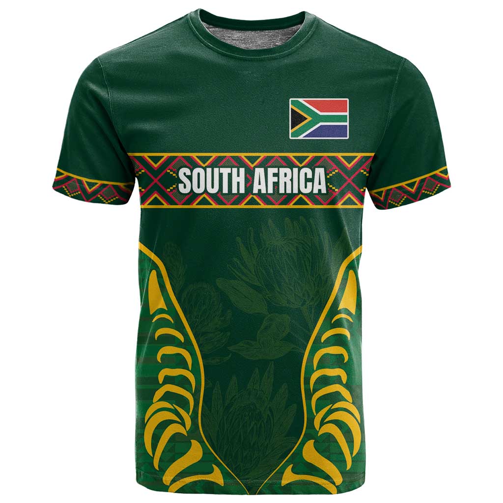Spirit Rugby Kit Custom South Africa Rugby T shirt Springboks Spirit and King Protea by ...
