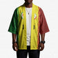 Custom Senegal National Football Kimono Lions Of Teranga Leopard Print Tribal Flag Graphic