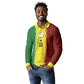 Custom Senegal National Football Long Sleeve Polo Shirt Lions Of Teranga Leopard Print Tribal Flag Graphic